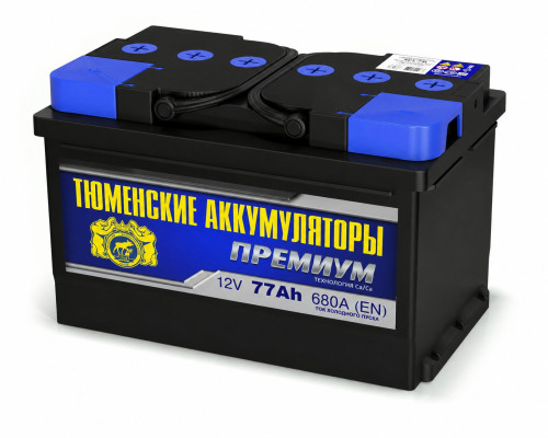 Тюмень Premium 77 Ач обр.п. (0) - аккумулятор легковой