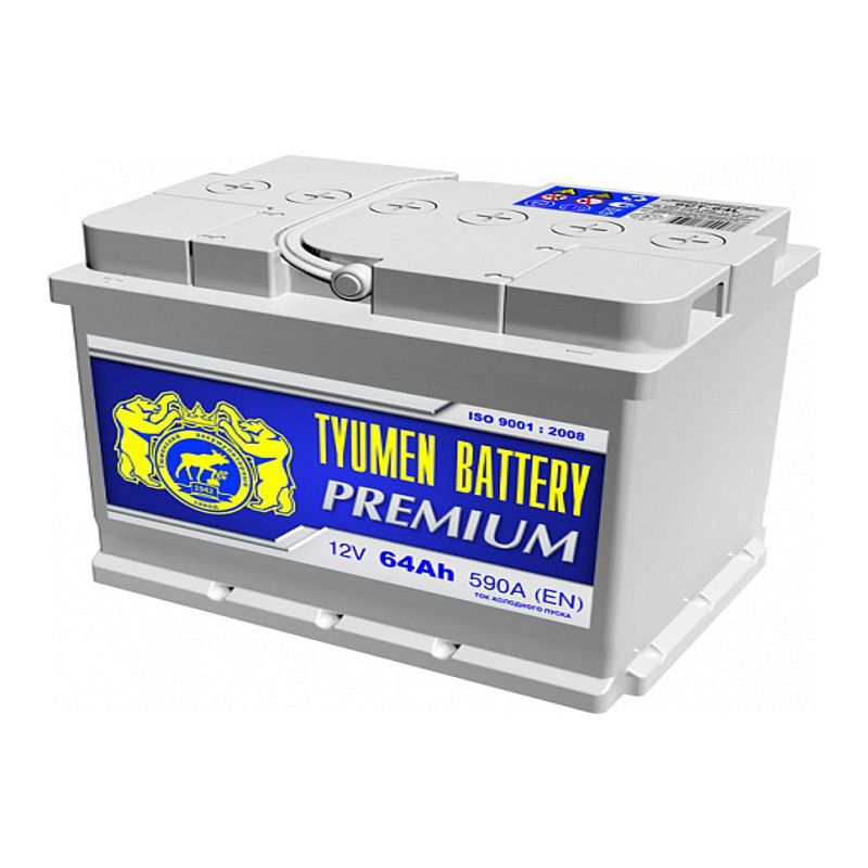 Тюмень Premium 64 Ач прям.п. (1) - аккумулятор легковой