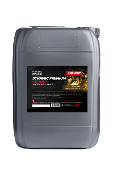 OILWAY масло Premium 5W30 CI-4/SL/E7 20л. синт