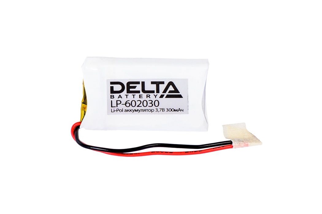 Delta LP-602030 Аккум призм (Li-Pol) 300мАч 3.7 В