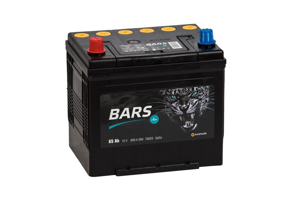 BARS Asia 65 Ач (75 D 23 R) (1) - аккумулятор для азиатских автомобилей