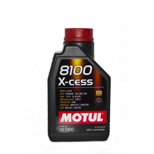 MOTUL масло 8100 X-CESS 5W40 1л синт