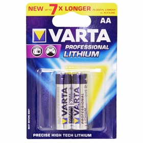 Элементы питания VARTA PROF. LITHIUM AAA 2*BL