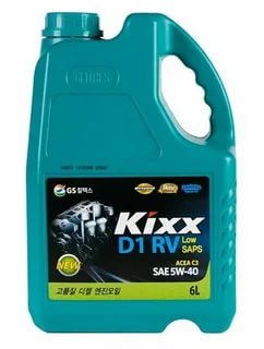 Kixx масло D1 RV C3/SN 5W-40 6л  синт.