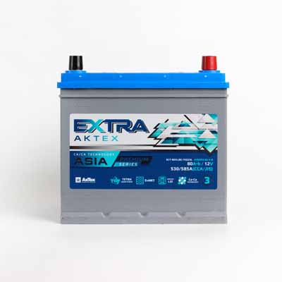 EXTRA Premium 80 Ач (75D23L) (0) - аккумулятор для азиатских автомобилей
