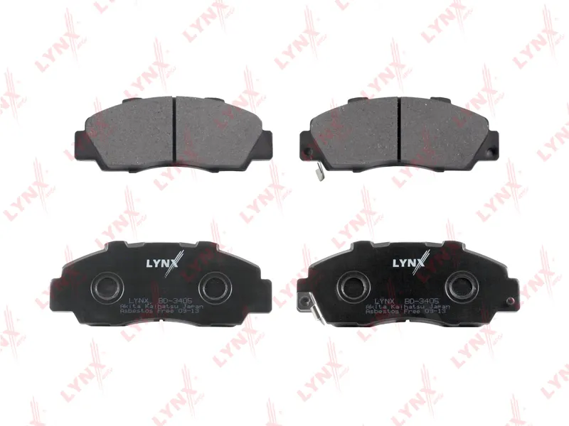 LYNX колодки дисковые BD-3405 (PN-8254) тормозные