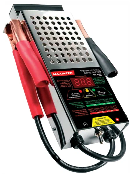ДП Тестер аккумуляторный BT100D Maxinter