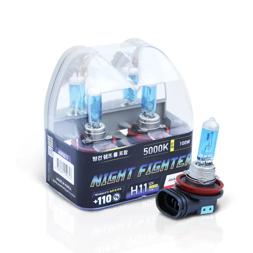 AVANTECH лампа к-т NIGHT FIGHTER H11 12v55w AB5011 цоколь H11
