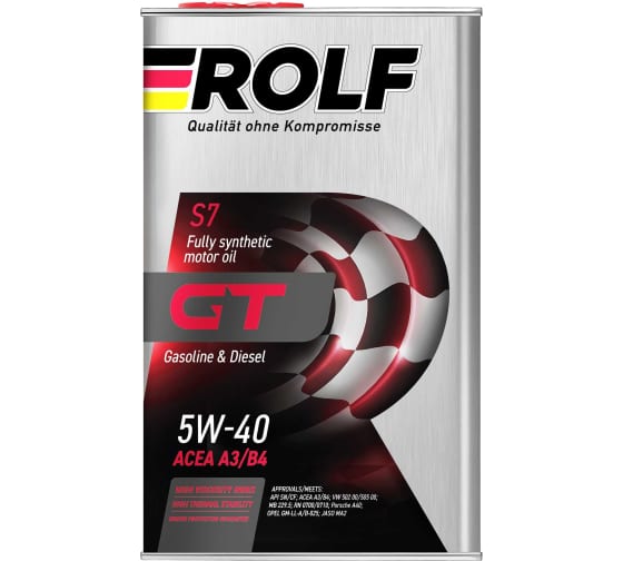ROLF масло GT 5W40 SN/CF 1л синт мет