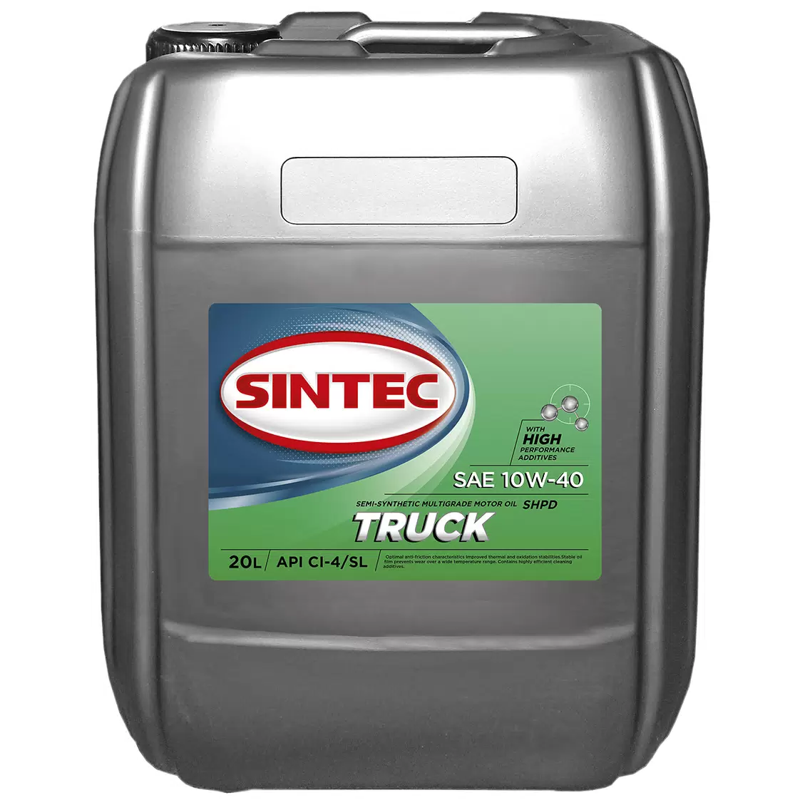 SINTEC масло Truck Diesel 10W-40 CI-4/SL 20л п/с