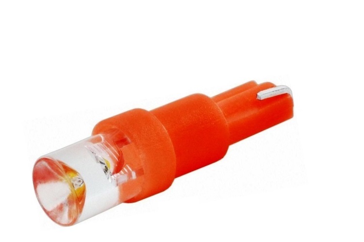 МАЯК светодиод. лампа 12v1.2w T5 RED цоколь T5