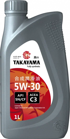 TAKAYAMA масло SN/CF C3 5W30 1л синт (пластик)