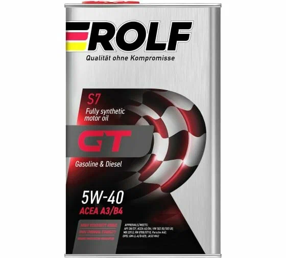 ROLF масло GT 5W40 SN/CF 4л синт мет