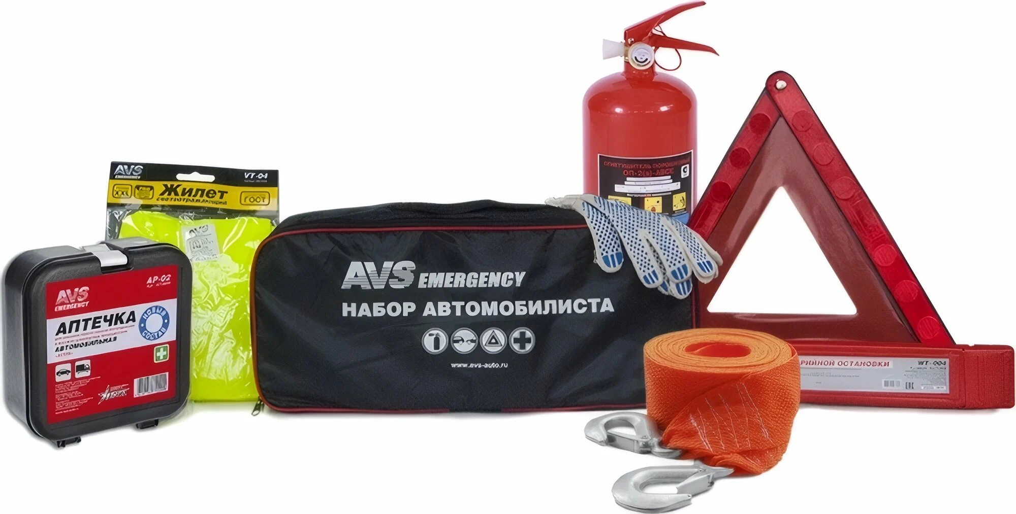 AVS Набор автомобилиста 4 предмета AN-07