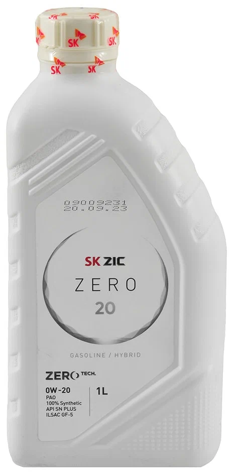 ZIC масло ZERO 20 0W20 API SP 1л синт