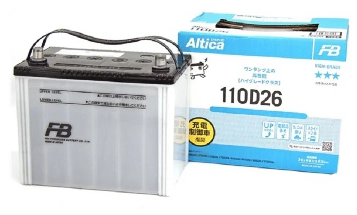 SUPER FB Altica HIGH-GRADE 80 Ач (110 D 26 R) (1) - аккумулятор для азиатских автомобилей