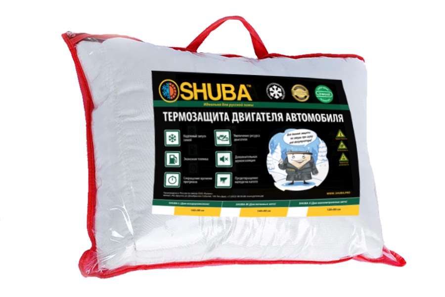 SHUBA Термозащита двигателя авто (S) 140x60 см.