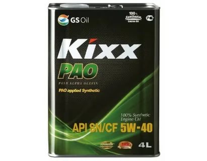 Kixx масло PAO C3-16/SN 5W-40 /4л  синт.