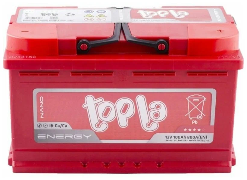 Topla Energy 100 Ач обр.п. (0) - аккумулятор легковой