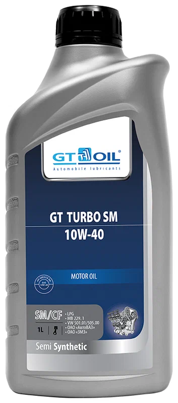 GT масло Turbo 10W-40 SM 1л п/синт