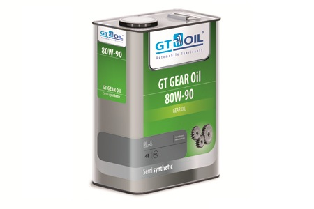 GT масло Gear Oil 80W-90 GL-5 4л п/синт