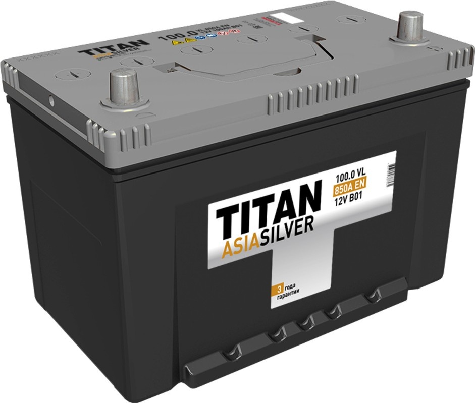 TITAN SILVER 100 Ач (D 31 L) обр.п. (0) - аккумулятор для азиатских автомобилей