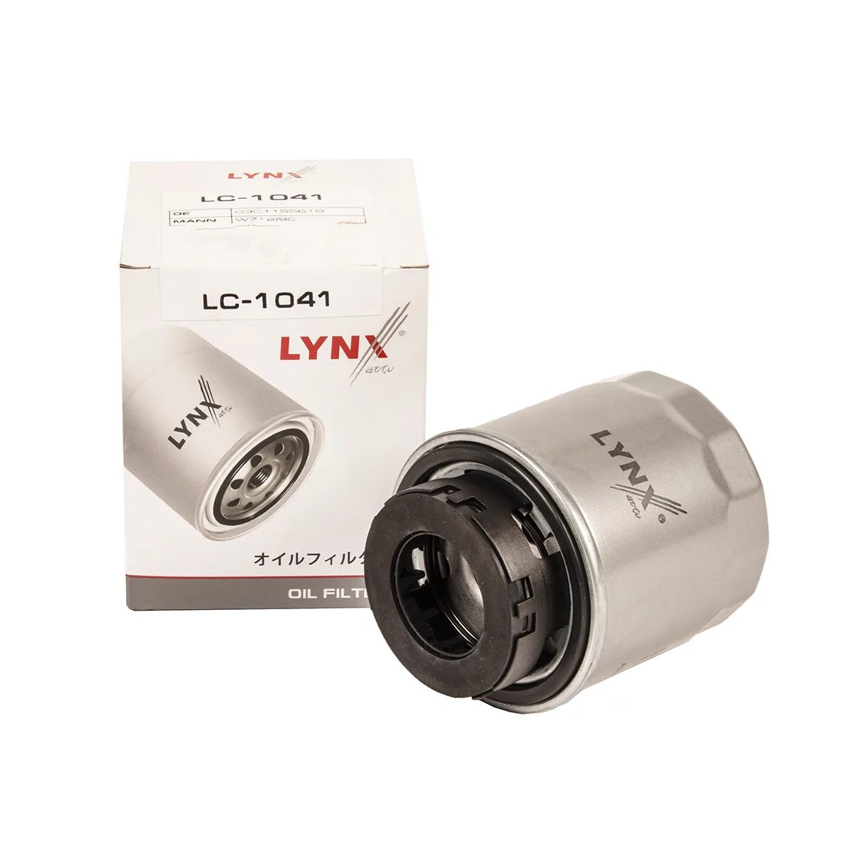 LC1041 фильтр масляный LYNX (W712/90 MANN)