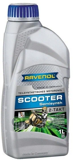 Ravenol SCOOTER масло 2T Teilsynth TC 1л.  п/с
