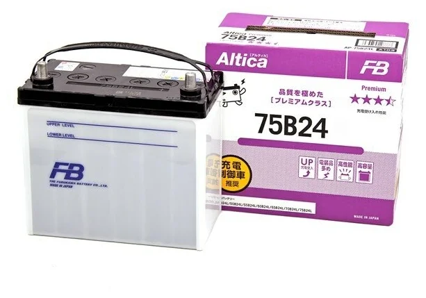 SUPER FB Altica PREMIUM 60 Ач (75 В 24 L) (0) - аккумулятор для азиатских автомобилей