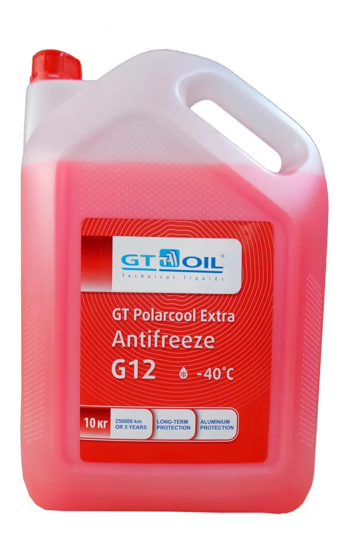 Антифриз GT Polarcool Extra G12 красный 10 кг