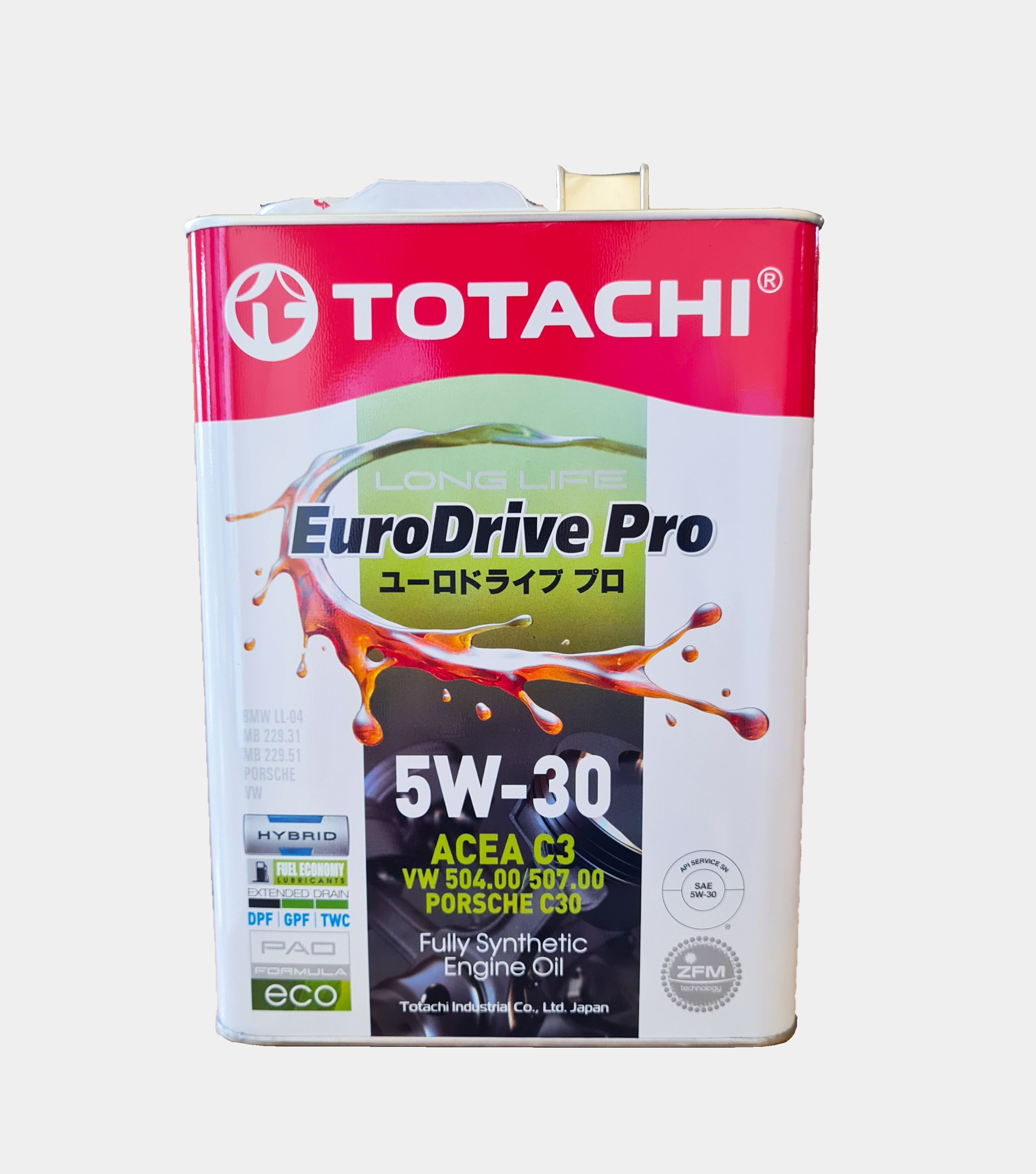 TOTACHI масло EURODRIVE PRO FE A5/B5 5W-30 4л синт