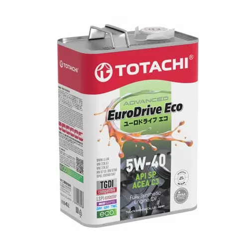 TOTACHI масло EURODRIVE ECO SP С3 5W-40 4л синт