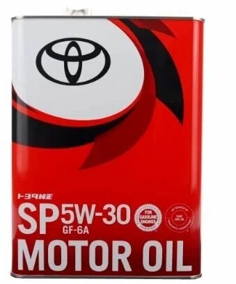 TOYOTA масло 5w-30 SP/GF-6 4л синт 08880-10705 мет
