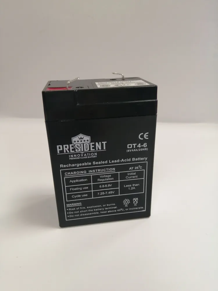 PRESIDENT INNOVATION для ИБП 6V 4 а/ч ОТ4-6