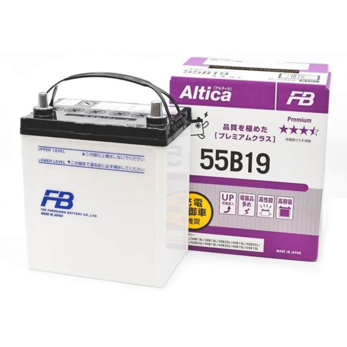 SUPER FB Altica PREMIUM 50 Ач (55 В 19 L) (0) - аккумулятор для азиатских автомобилей