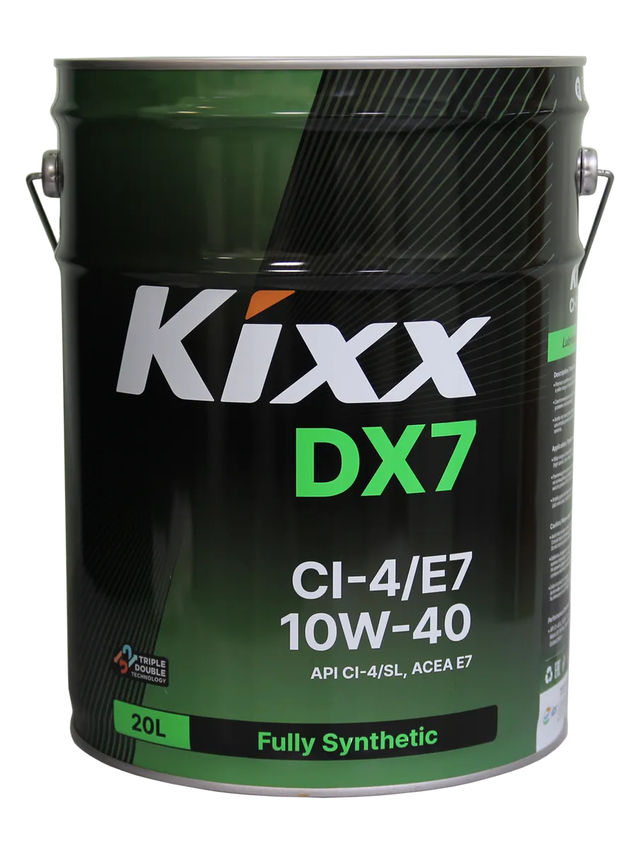 Kixx масло DIESEL DX7 CI-4/E7 10W-40 20л  синт.