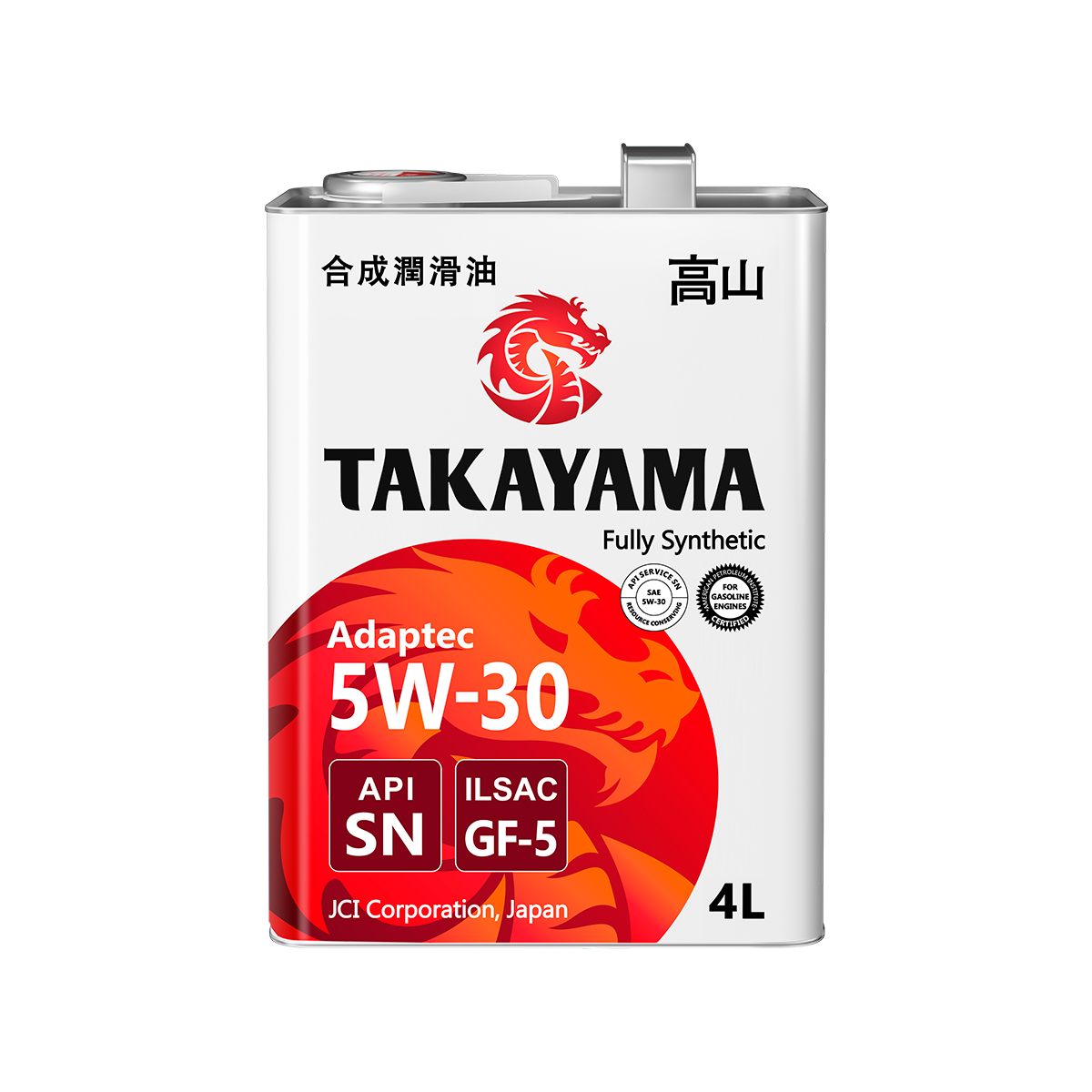 TAKAYAMA Adaptec 5W30 GF-5 SN 4л (металл)