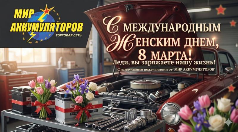 Поздравление с 8 марта!