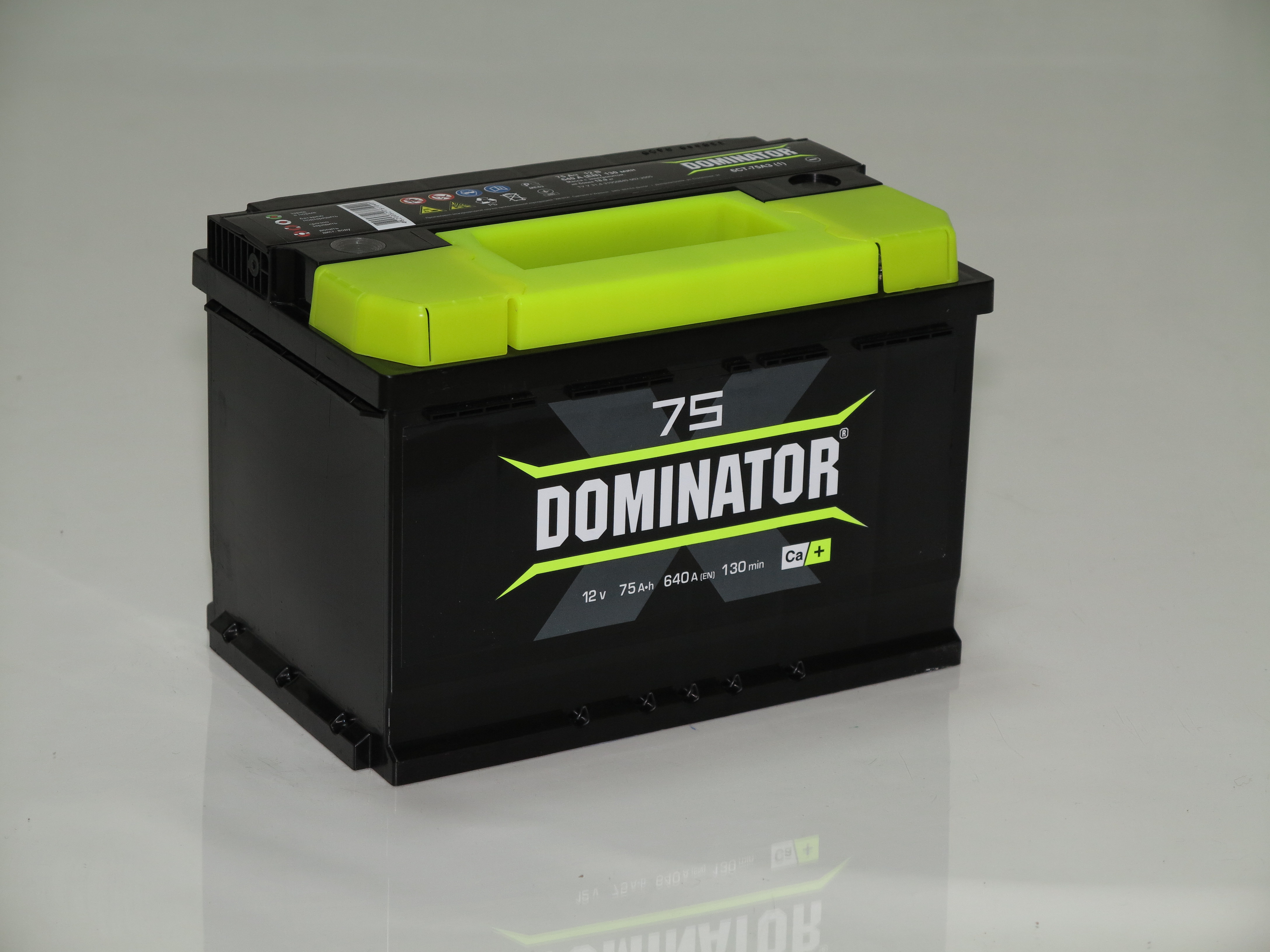 Dominator 75 Ач прям.п. (1) - аккумулятор легковой