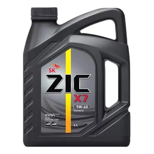 ZIC масло X7 5W40 SN/CF 4л синт