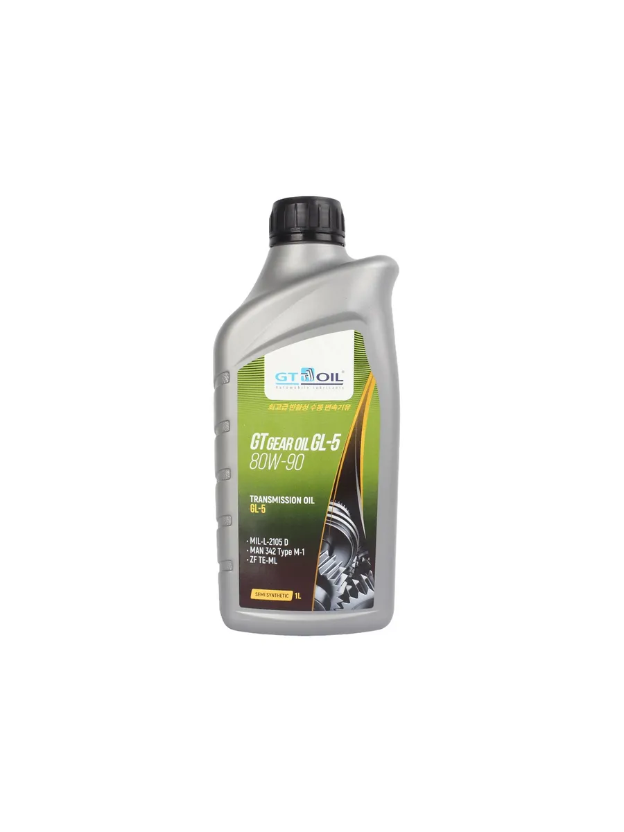 GT масло Gear Oil 80W-90 GL-5 1л п/синт
