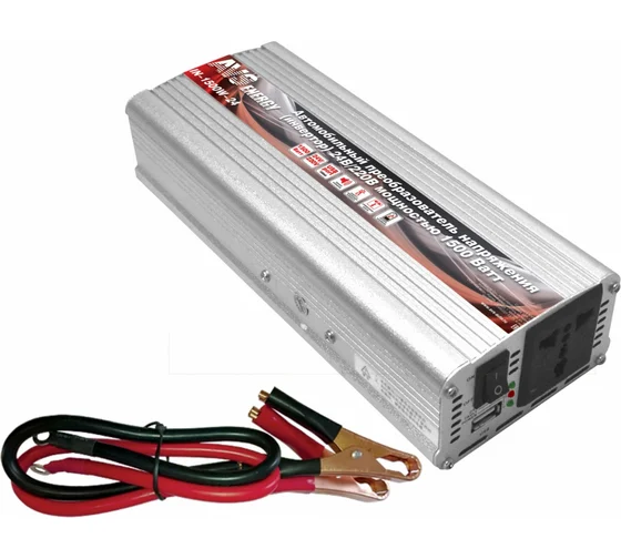AVS Автомобильный инвертор 24/220V IN-1500W-24