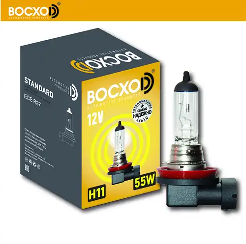 ВОСХОD лампа H11 80192 НW 12V55W PGJ19-2 к-т цоколь H11