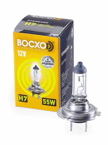 ВОСХОD лампа Н7 80517 SN 12V55W PX26D к-т цоколь H7