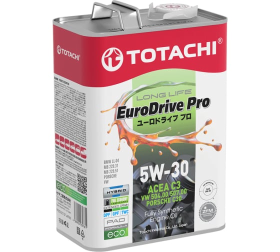 TOTACHI масло EURODRIVE PRO LL SN С3 5W-30 4л синт