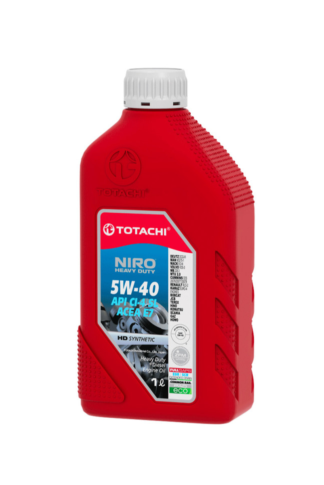 TOTACHI масло Niro CI-4/SL 5W-40 /1л  синт бочков