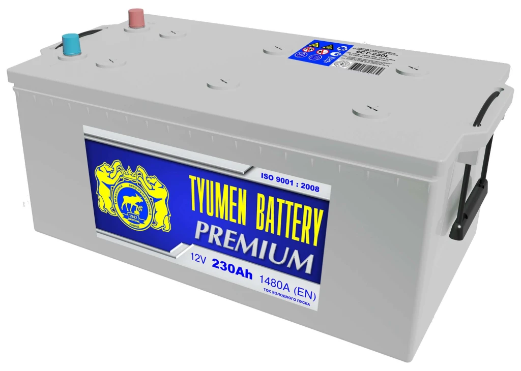 Тюмень Premium 230 Ач обр.п. (3) - аккумулятор легковой