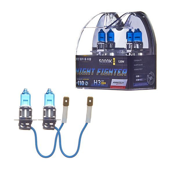AVANTECH лампа к-т NIGHT FIGHTER H3 12v55w AB5003 цоколь H3