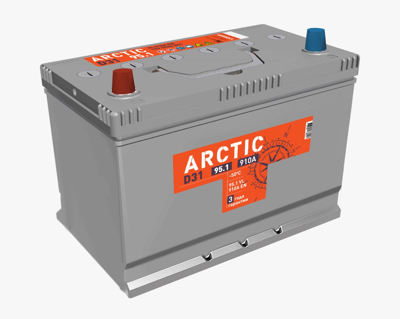 ARCTIC 95 Ач  (D31R) прям.п. (1) - аккумулятор для азиатских автомобилей