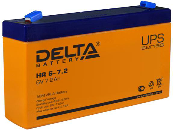 Delta HR 6-7.2 (7.2 Ач - 6В)